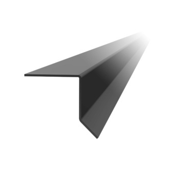 TRIENERGY Abschlussblech Alu, schwarz beschichtet