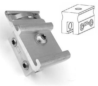 TRIENERGY Doppelstehfalzklemme inkl. SmartFix, blank