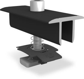 Modulmittelklemme XS Set 30-33 mm, schwarz eloxiert